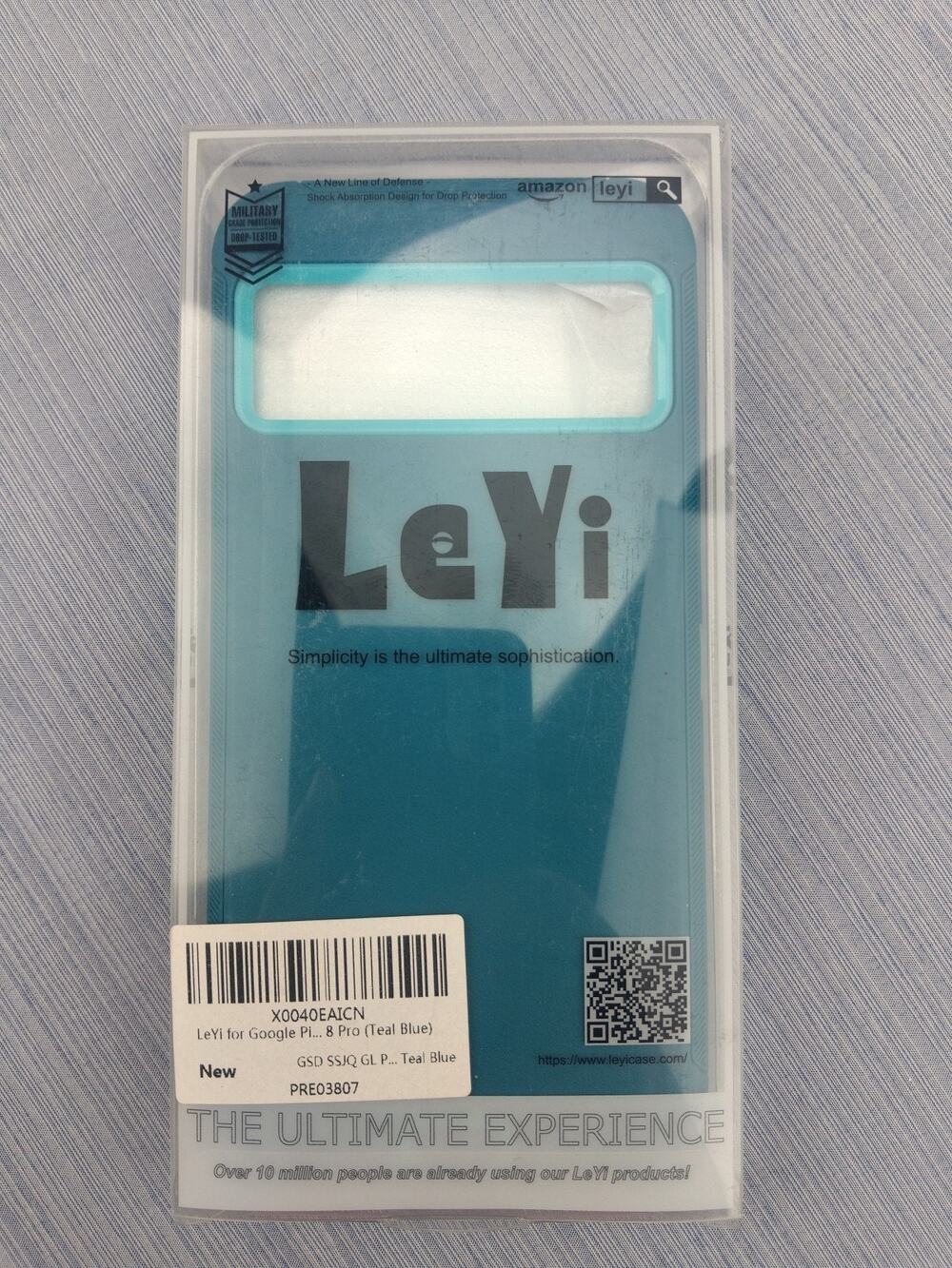 Lanhiem Pixel 8 Pro Case LeYi for Google Pi 8 Pro (Teal Blue)